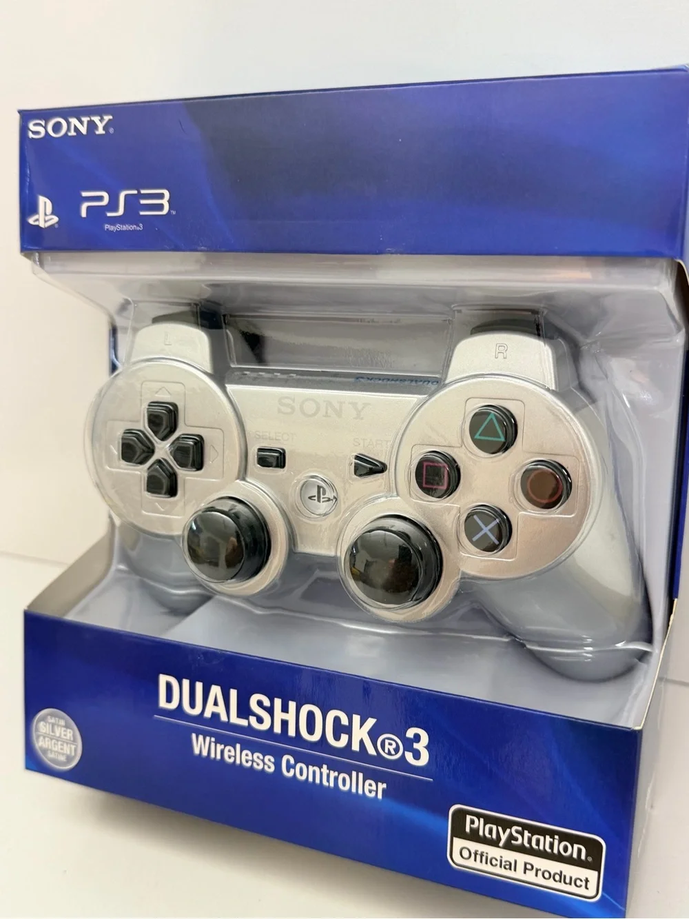 Sony DualShock 3 Wireless Controller - Silver and Black